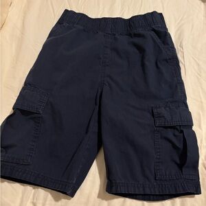Kids Navy Cargo Shorts